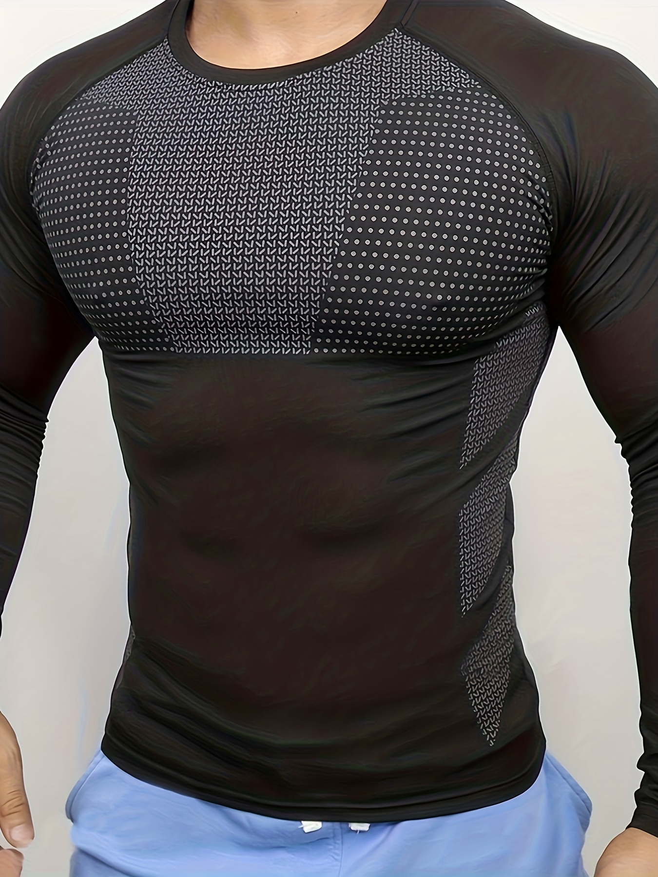 Men's autumn and winter thick  - đánh giá và giá T Shirt Tight Fit