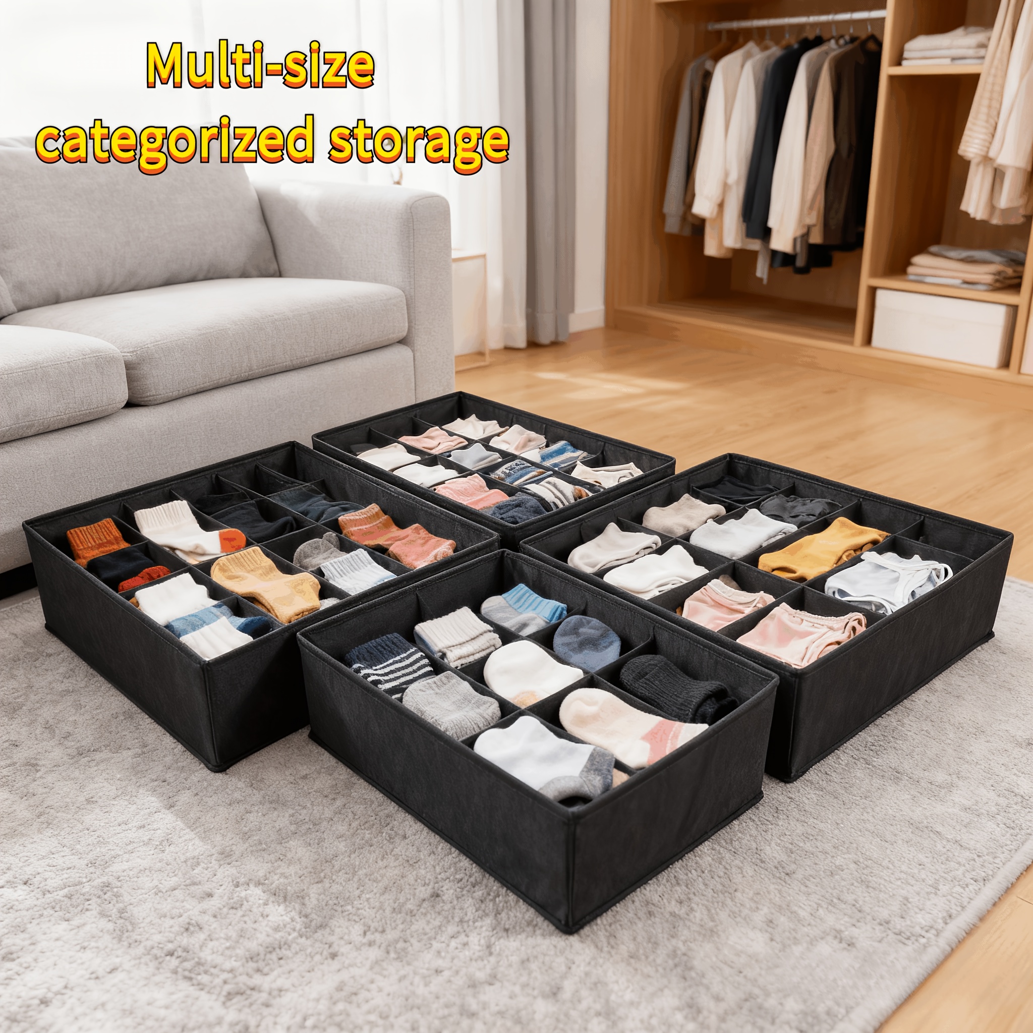 4-Pack Underwear & Bra Organiz - đánh giá và giá Multi Pack Underwear