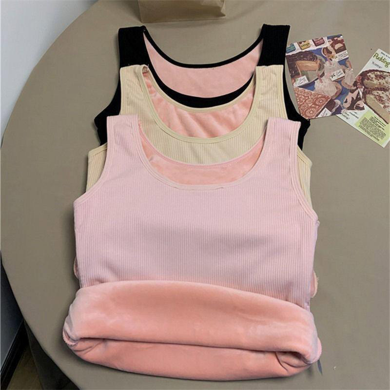 Thermal Vest Women Sexy Winter - đánh giá và giá Undershirt Crew Neck