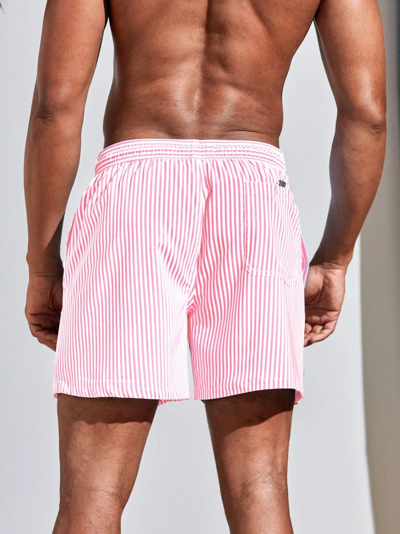 Men Vertical Striped Drawstrin - đánh giá và giá Bamboo Fiber Trunk