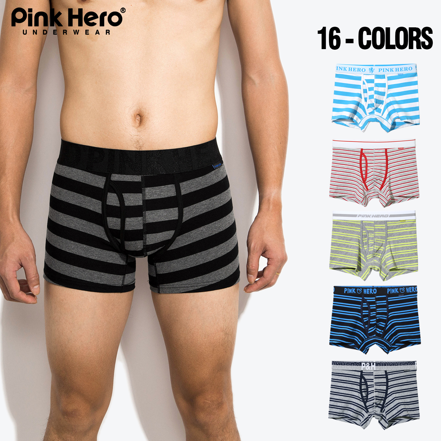 PINKHERO Fashion Underwear Str - đánh giá và giá Boxer Brief Pack Cotton