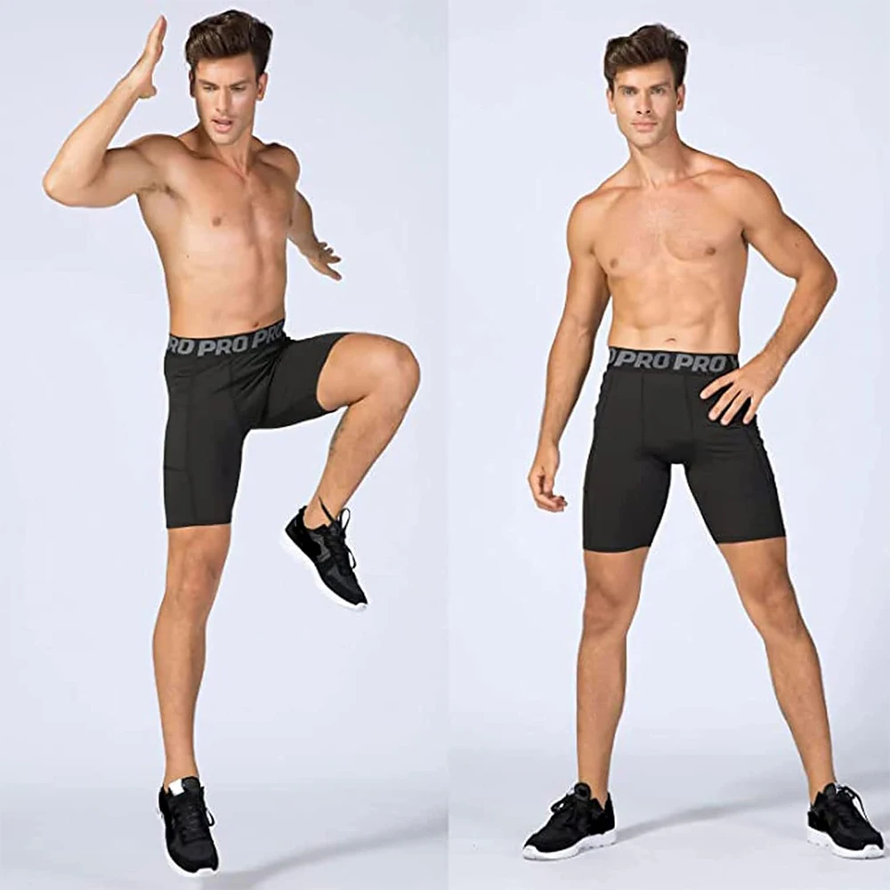 Mens Gym Shorts with Pockets W - đánh giá và giá Compression Shorts Athletes