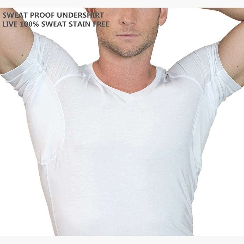 Hide Your  Stains Custom Mens  - đánh giá và giá Undershirt Crew Neck