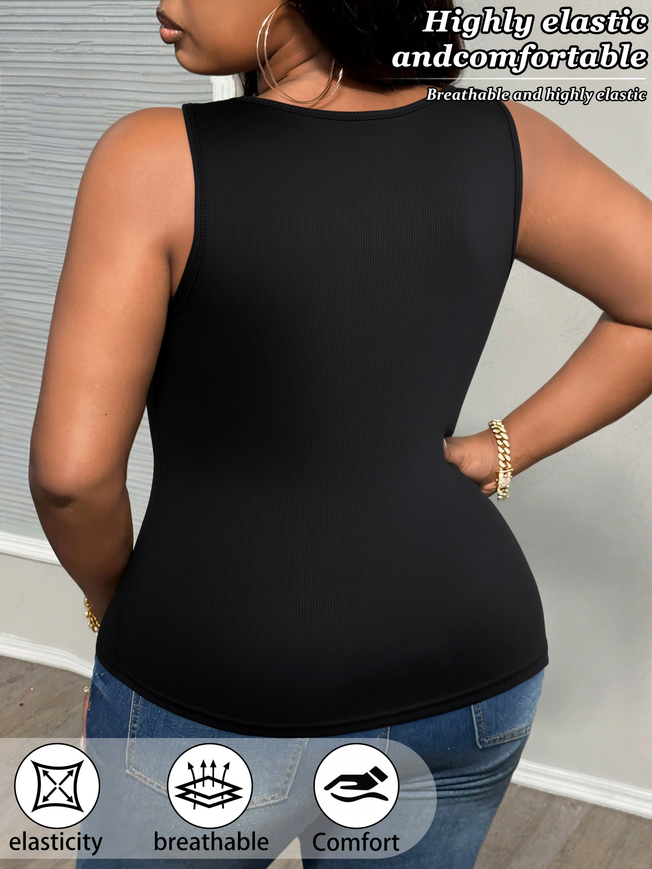 3-Pack Plus Size Lace V-Neck V - đánh giá và giá Sleeveless Undershirt