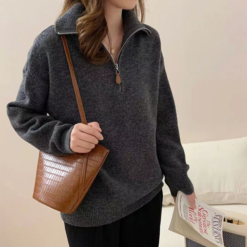 Korean Half Zip-Up Sweater Wom - đánh giá và giá Thermal Long John