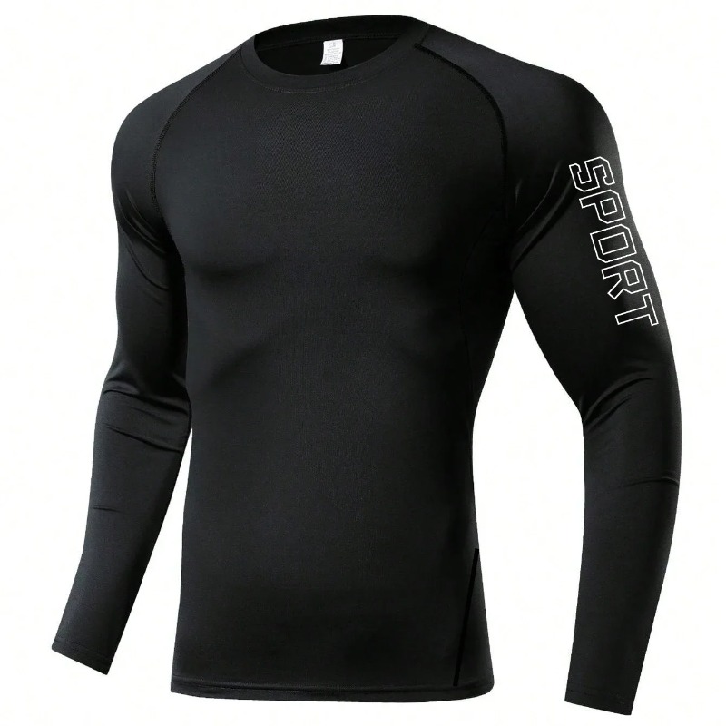 Men Quick-dry T-shirt Long Sle - đánh giá và giá Base Layer Top
