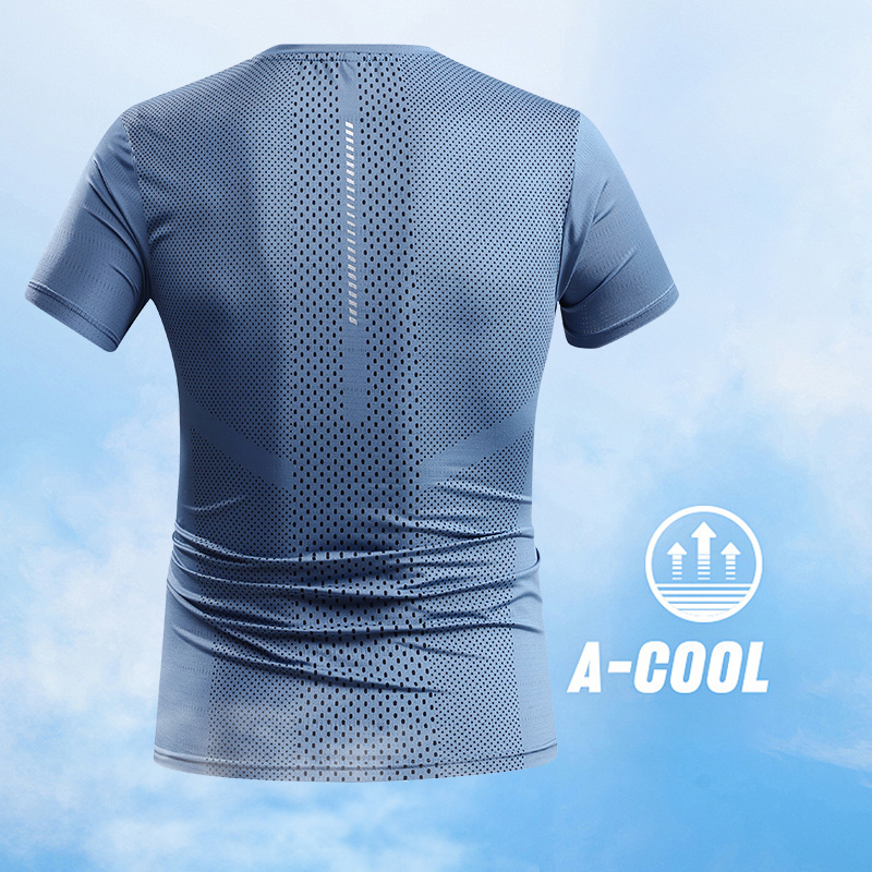 Men Summer Sports T-shirt Quic - đánh giá và giá T Shirt Tight Fit