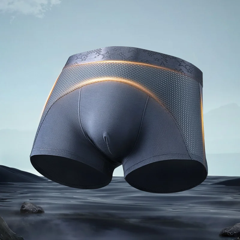 Men's underwear, men's ice sil - đánh giá và giá Mesh Sport Boxer