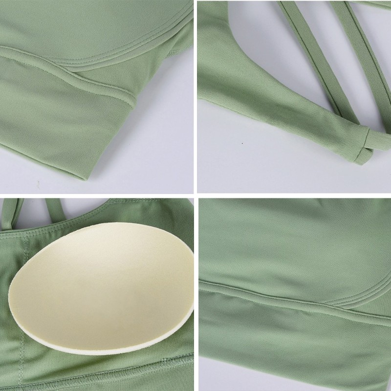 New Cross Back Nylon Yoga Top  - đánh giá và giá Quick Dry Underwear