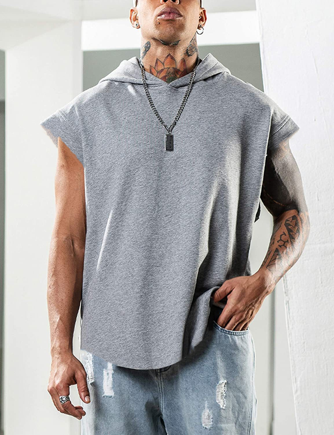 Summer Men's Mesh Gym Vest Qui - đánh giá và giá Sleeveless Undershirt